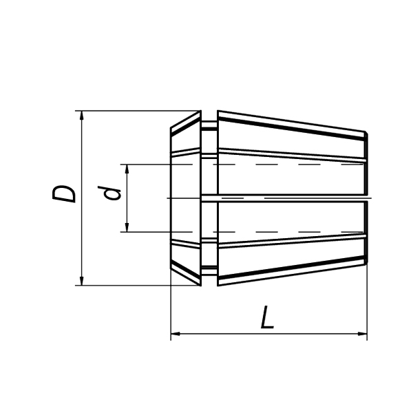 Цанга ER8-1,5 DIN6499