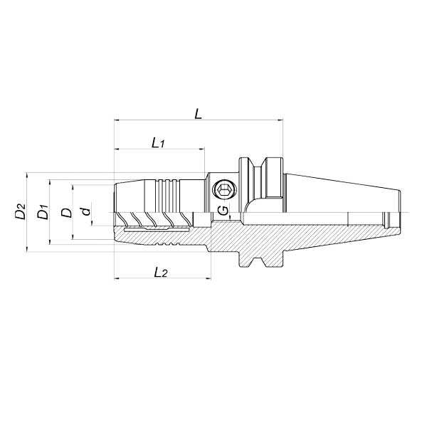 Патрон гидропластовый BT50-32-150 MAS403BT
