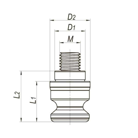 Установочный палец 12x16 мм