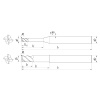 Фреза концевая твердосплавная D2xR0,1x3x12x60x4 Z4 TiSiN