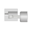 Мини-резец твердосплавный расточной 3x6x50 мм, R 0,1