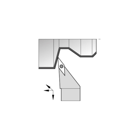 Державка токарная SVJBL2020K16 для наружного точения левая