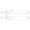 Фреза сферическая твердосплавная D2x5x50x6 Z2 AlCrN