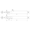 Фреза сферическая твердосплавная D1x2,5x50x6 Z4 TiSiN